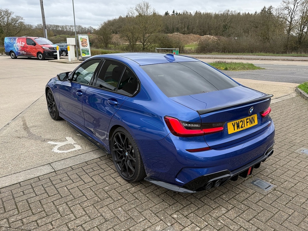 BMW 3 Series 2.0 320D Mht M Sport Saloon Hybrid YW21FNN Blue #6
