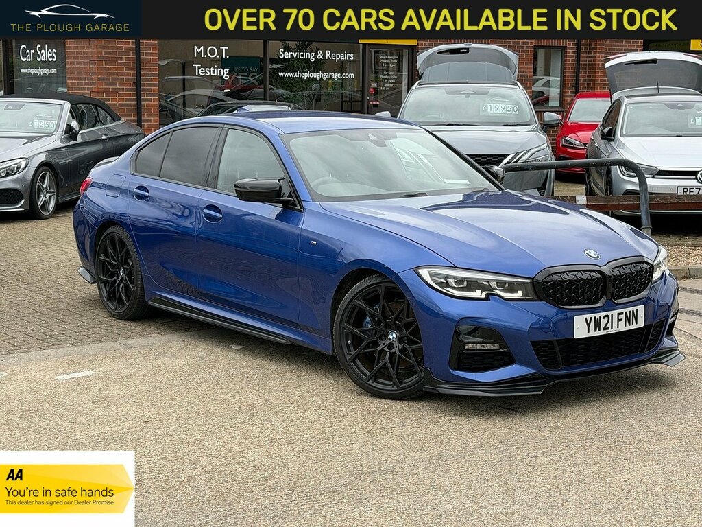 BMW 3 Series 2.0 320D Mht M Sport Saloon Hybrid Blue