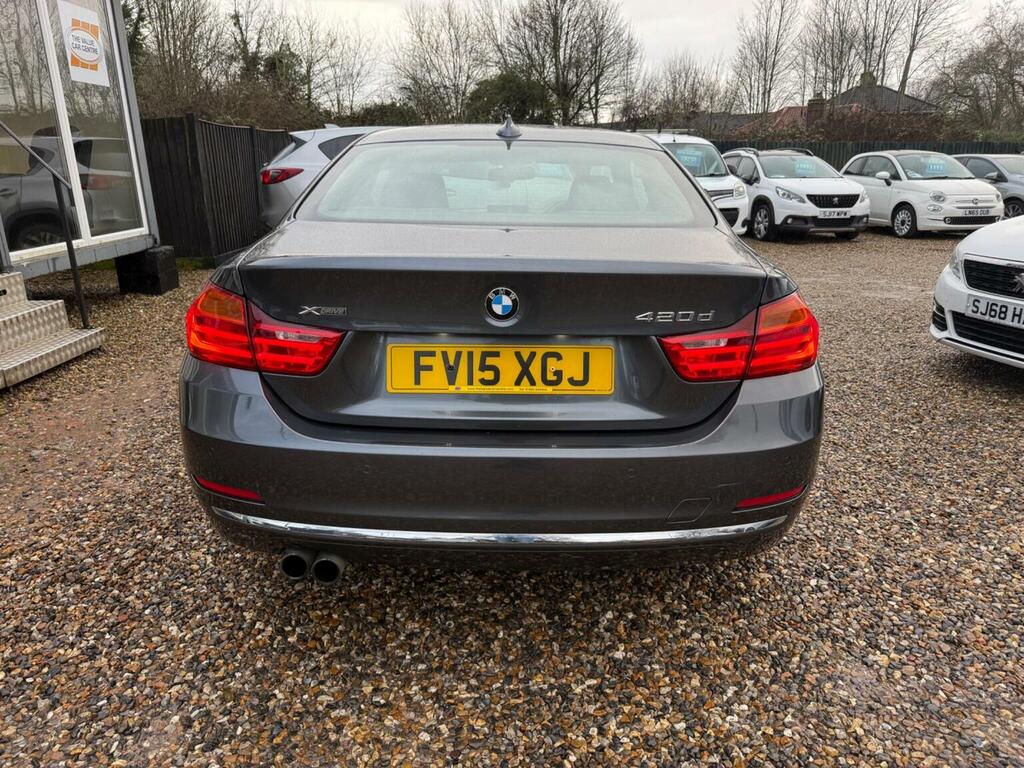 BMW 4 Series Gran Coupe Coupe 2.0 420D Luxury Xdrive Euro 6 Ss FV15XGJ Grey #4