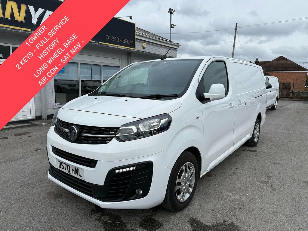 Vauxhall Vivaro 1.5 Turbo D 2900 Sportive Lwb Air Con Twin Side Do White