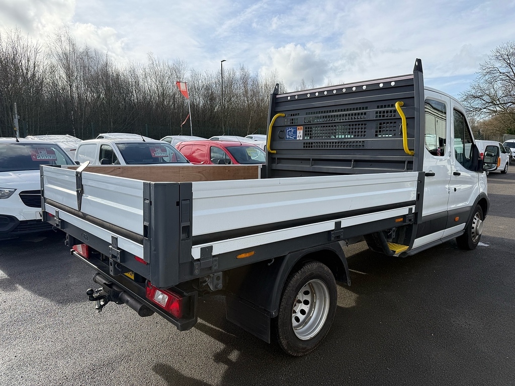 Ford Transit Custom 2.0 350 Ecoblue Dropside Drw Crew Van 5 Seats White #5