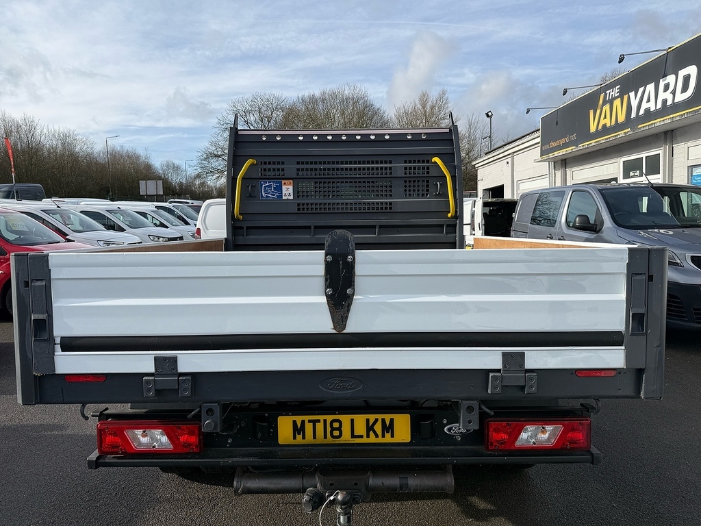 Ford Transit Custom 2.0 350 Ecoblue Dropside Drw Crew Van 5 Seats White #6