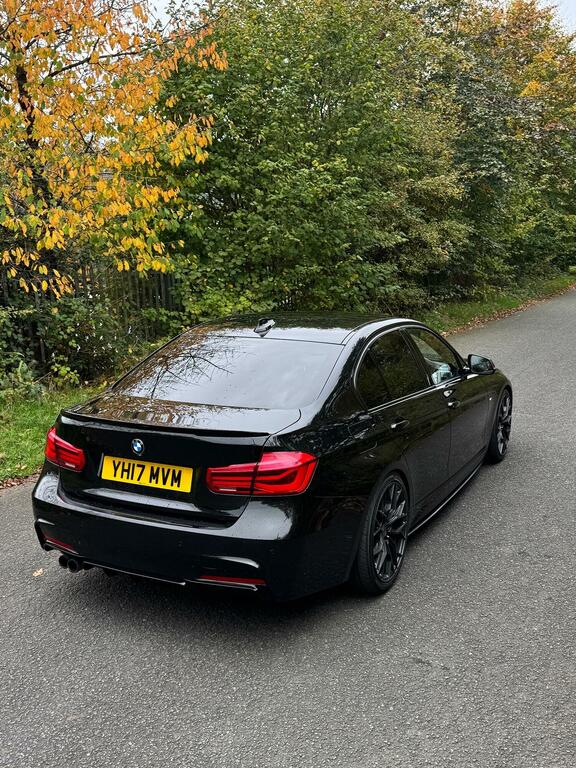 BMW 3 Series 3.0 335D Xdrive M Sport Saloon 2017 YH17MVM Black #2