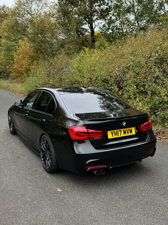 BMW 3 Series 3.0 335D Xdrive M Sport Saloon 2017 YH17MVM Black #4