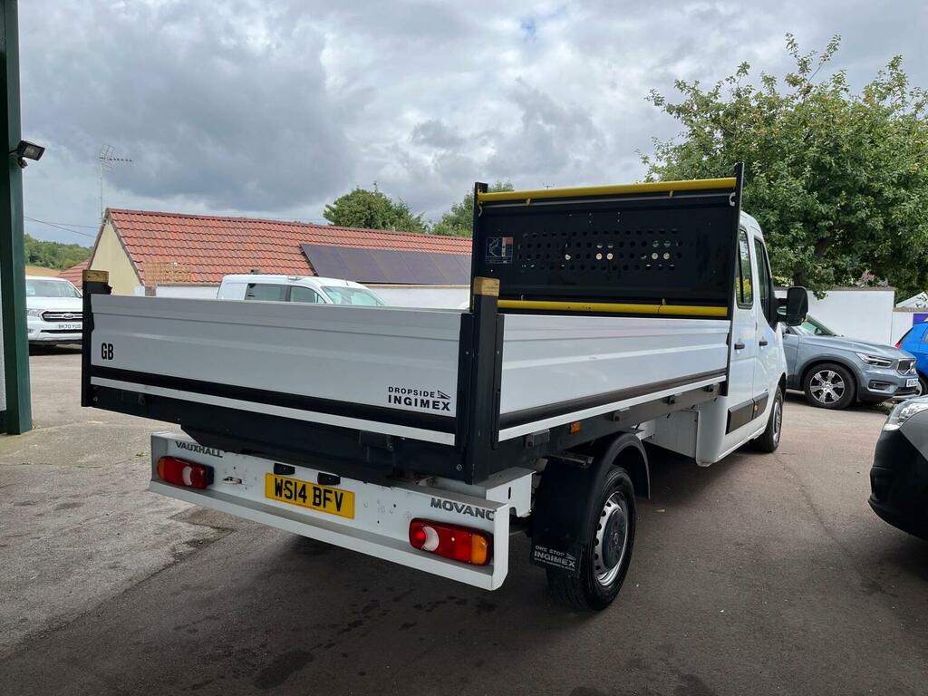 Vauxhall Movano Chassis Cab Dropside 201414 White #5