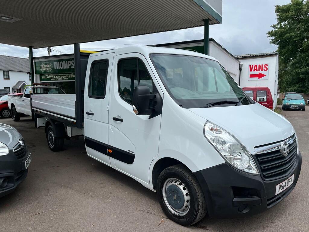 Vauxhall Movano Chassis Cab Dropside 201414 White