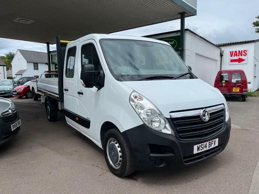 Vauxhall Movano Chassis Cab Dropside 201414 White #4