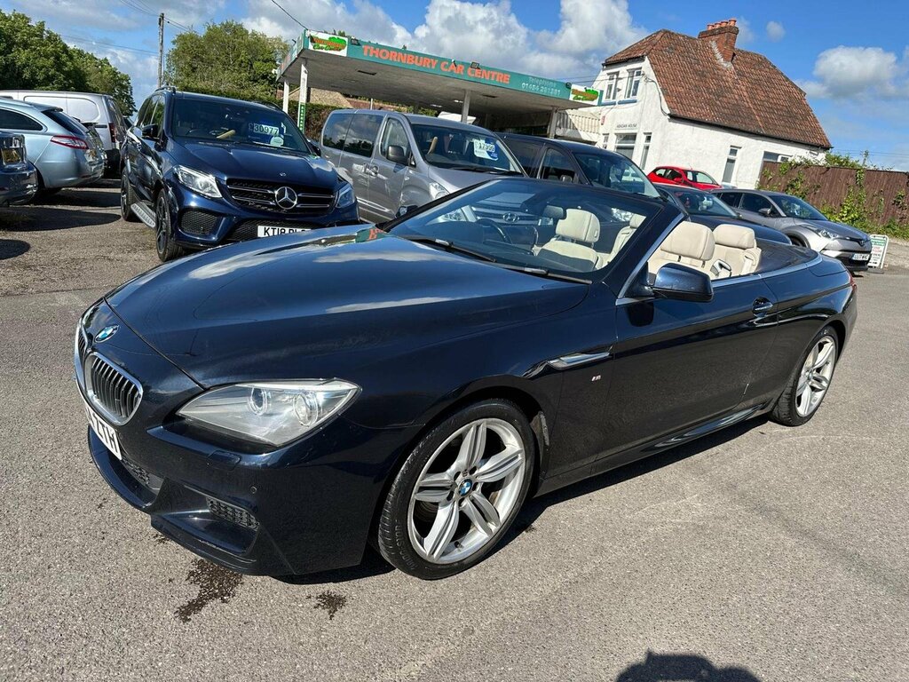 BMW 6 Series Convertible 3.0 640D M Sport Euro 5 Ss Black #3