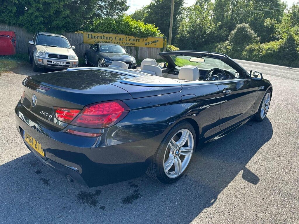 BMW 6 Series Convertible 3.0 640D M Sport Euro 5 Ss Black #6
