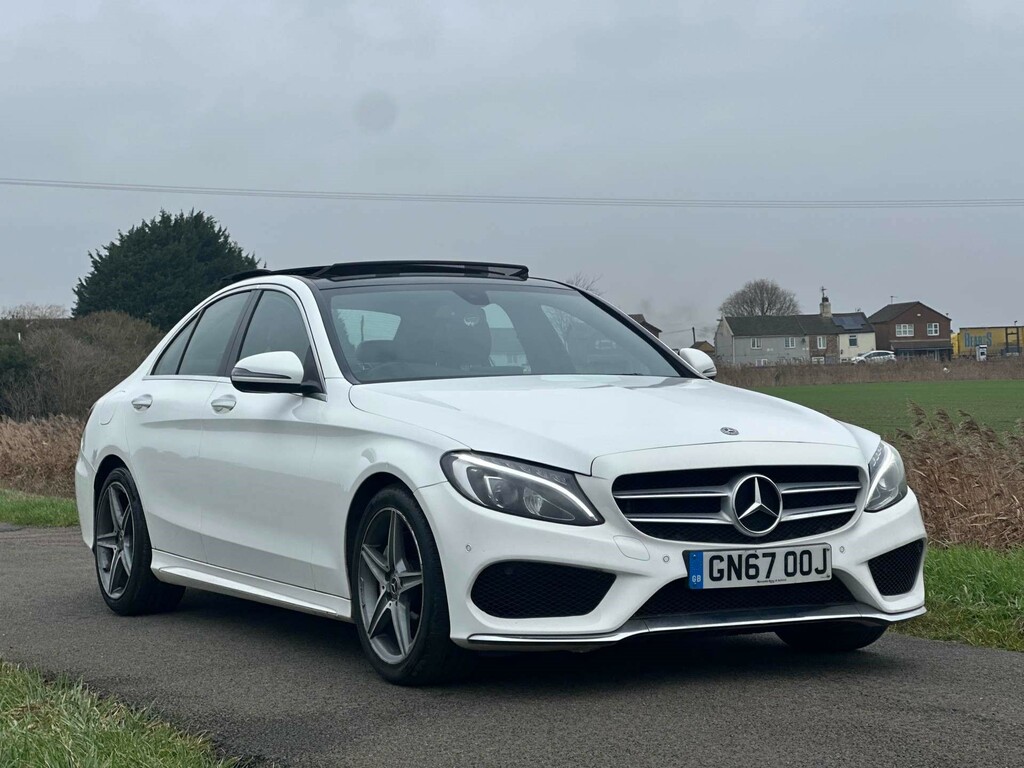 Mercedes-Benz C Class Amg Line Premium D White