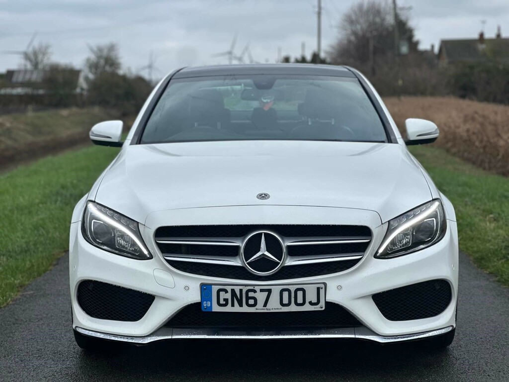 Mercedes-Benz C Class Amg Line Premium D GN67OOJ White #4