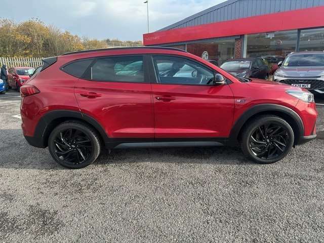 Hyundai Tucson 1.6 T-gdi 177Ps N Line - 2019 19 CY19VCL Red #4