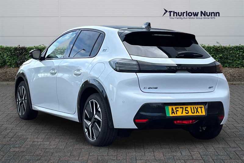 Peugeot e-208 51Kwh Gt Premium Hatchback 7.4K AF75UXT White #5