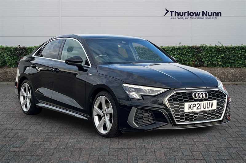 Audi A3 2.0 Tdi 35 150 Ps S Line Saloon Au Black