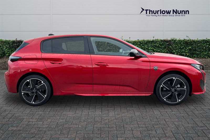 Peugeot 308 54Kwh Gt Hatchback 156 Ps AE75WVM Red #2