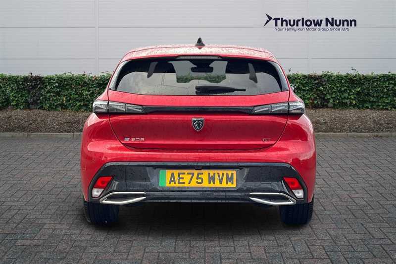 Peugeot 308 54Kwh Gt Hatchback 156 Ps AE75WVM Red #4