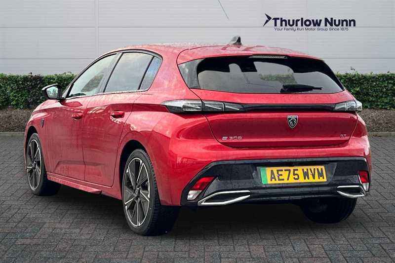 Peugeot 308 54Kwh Gt Hatchback 156 Ps AE75WVM Red #5