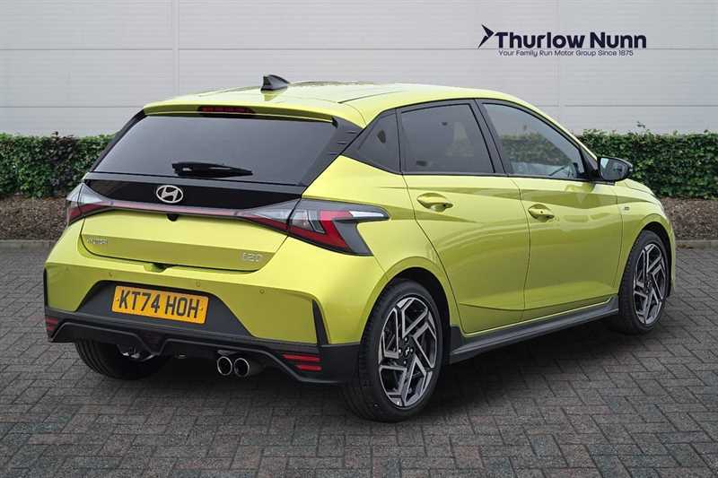 Hyundai I20 1.0 T-gdi N Line S Hatchback Dct Euro 6 KT74HOH Green #4
