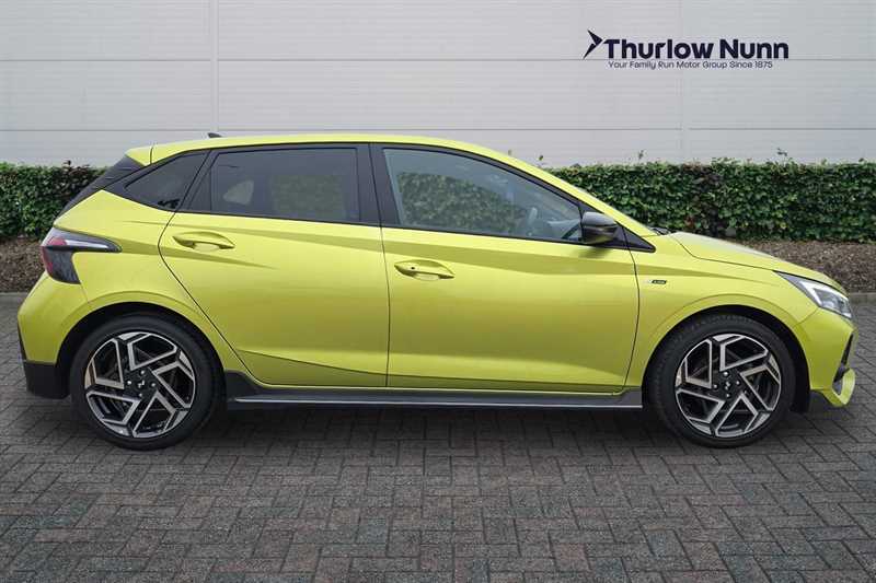 Hyundai I20 1.0 T-gdi N Line S Hatchback Dct Euro 6 KT74HOH Green #3