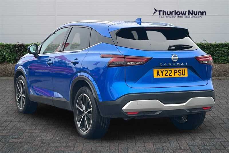 Nissan Qashqai 1.3 Dig-t Mhev Tekna Suv Hybrid Xtron E AY22PSU Blue #5