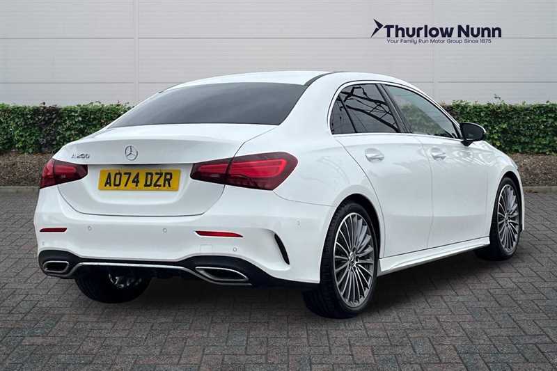 Mercedes-Benz A Class 1.3 A200h Mhev Amg Line Premium Plus Saloon AO74DZR White #3