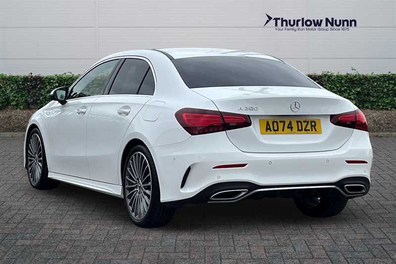 Mercedes-Benz A Class 1.3 A200h Mhev Amg Line Premium Plus Saloon AO74DZR White #5