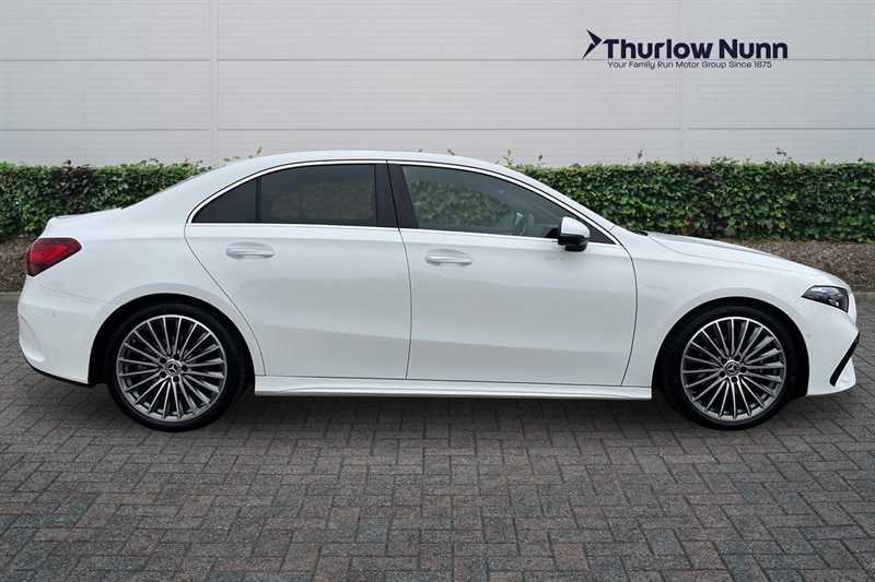 Mercedes-Benz A Class 1.3 A200h Mhev Amg Line Premium Plus Saloon AO74DZR White #2