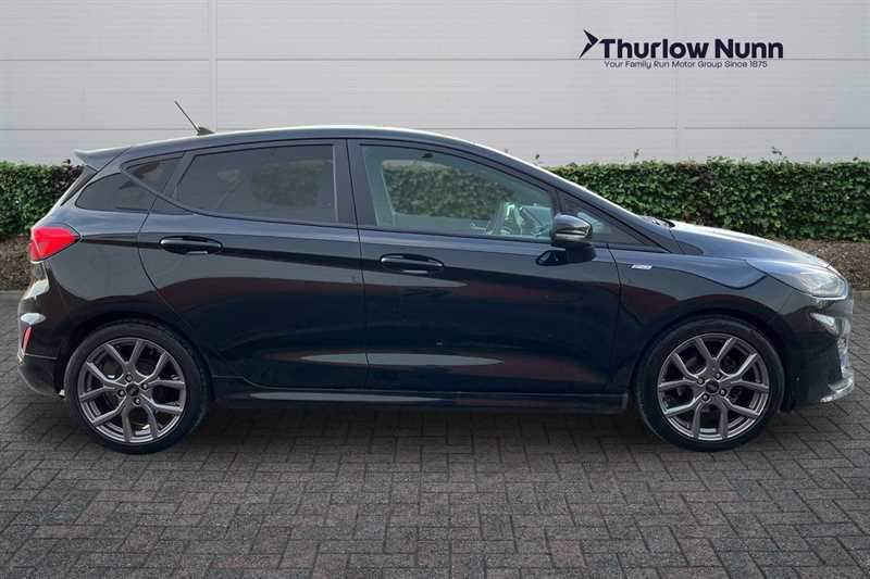 Ford Fiesta 1.0T Ecoboost St-line Hatchback YUI6577 Black #3