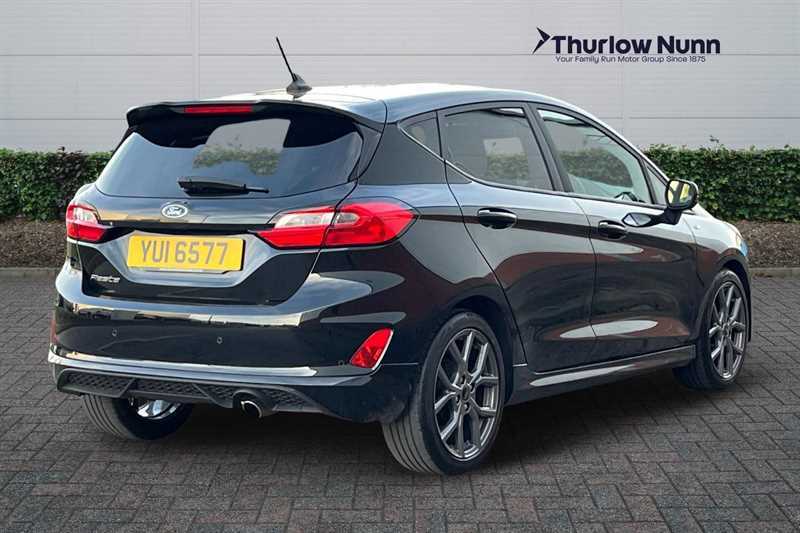 Ford Fiesta 1.0T Ecoboost St-line Hatchback YUI6577 Black #6