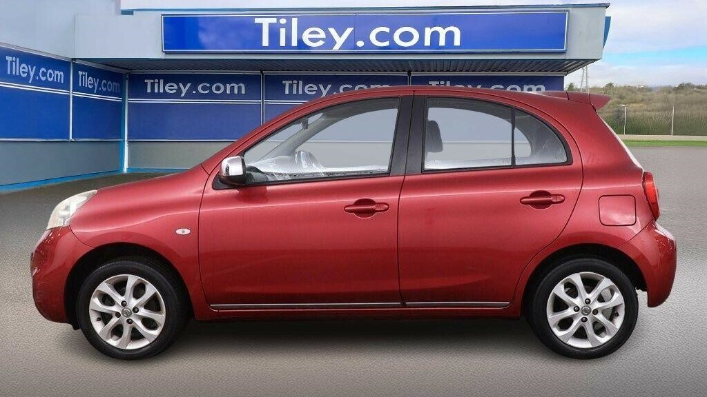Nissan Micra 1.2 Acenta Cvt Euro 5 Red #3