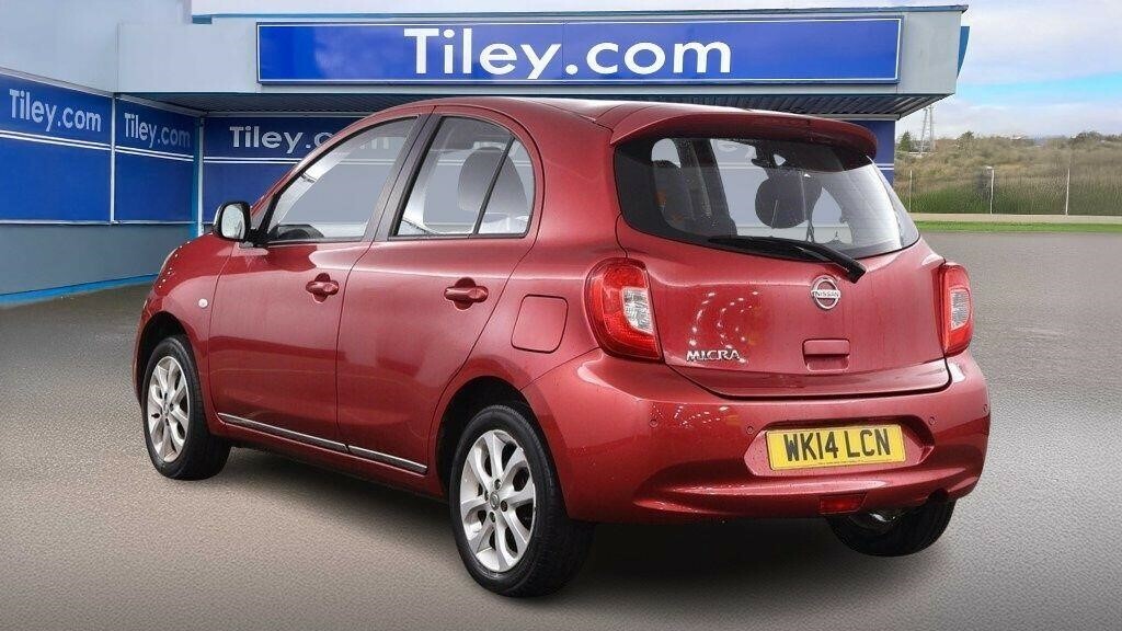 Nissan Micra 1.2 Acenta Cvt Euro 5 Red #5