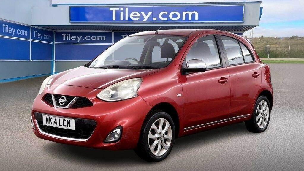 Nissan Micra 1.2 Acenta Cvt Euro 5 Red #2