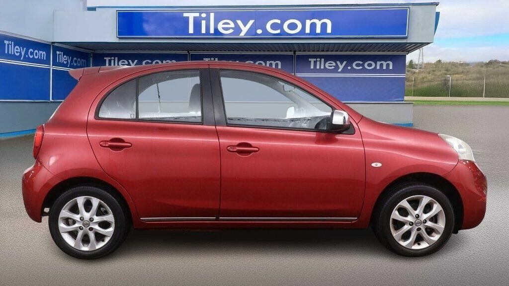 Nissan Micra 1.2 Acenta Cvt Euro 5 Red #4