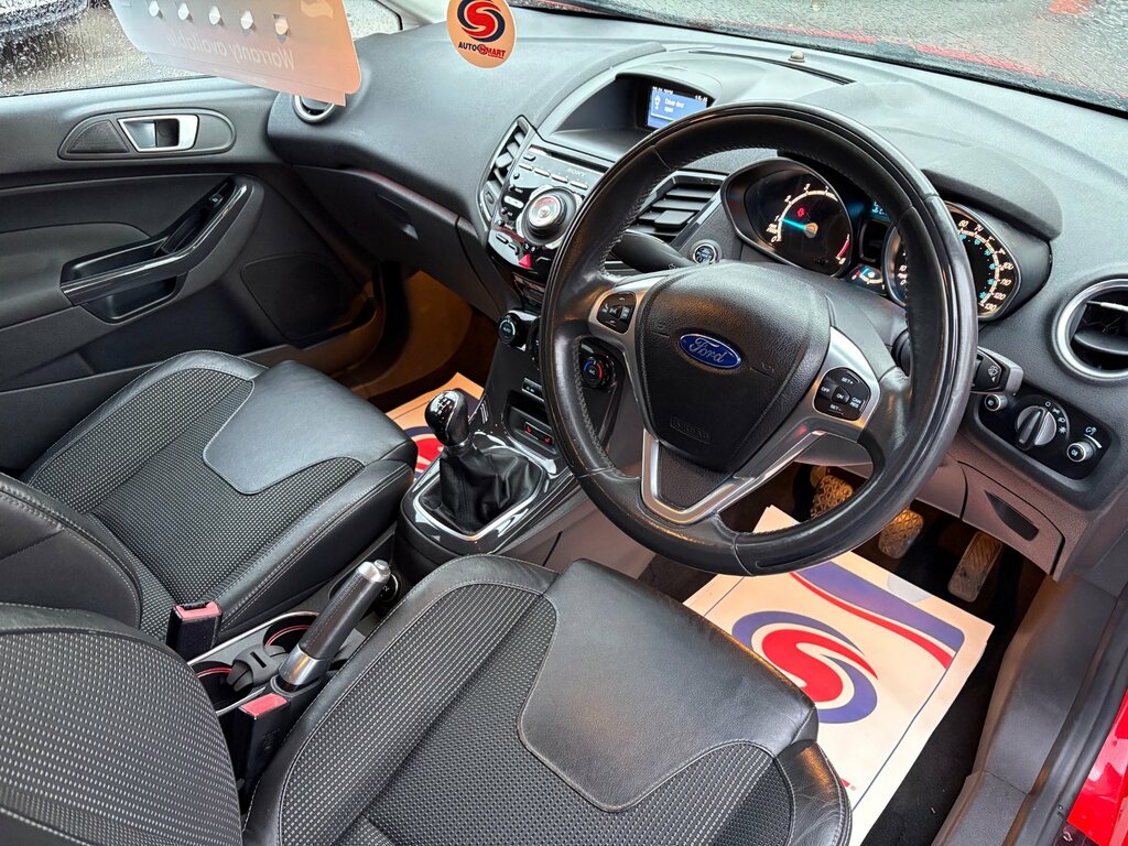 Ford Fiesta 1.0T Ecoboost Titanium X Hatchback Manu HV13OMD Red #3
