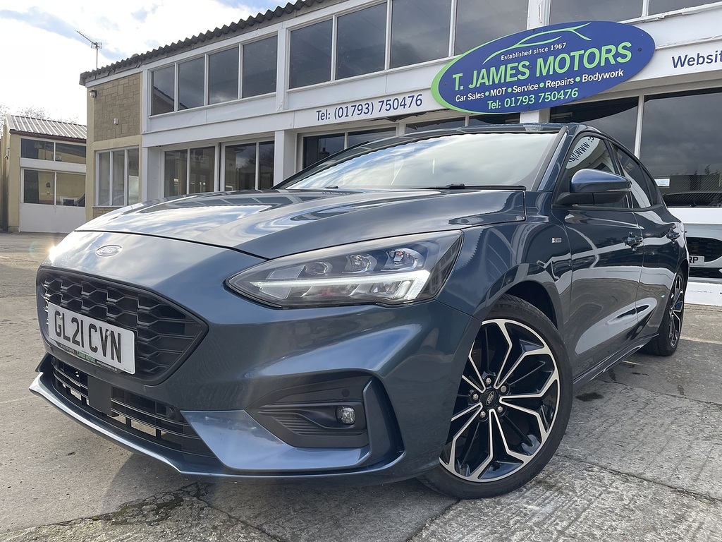 Ford Focus T Ecoboost Mhev St-line X Edition U393 Ulez GL21CVN Blue #4
