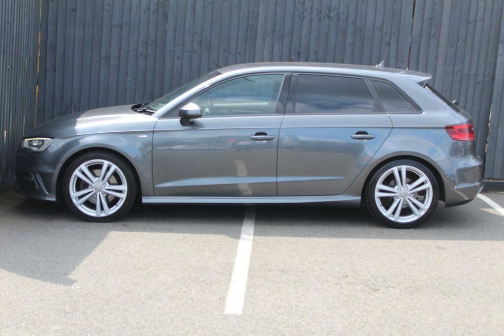 Audi A3 Hatchback 2.0 Tdi S Line 2015 FP15OWC Grey #4