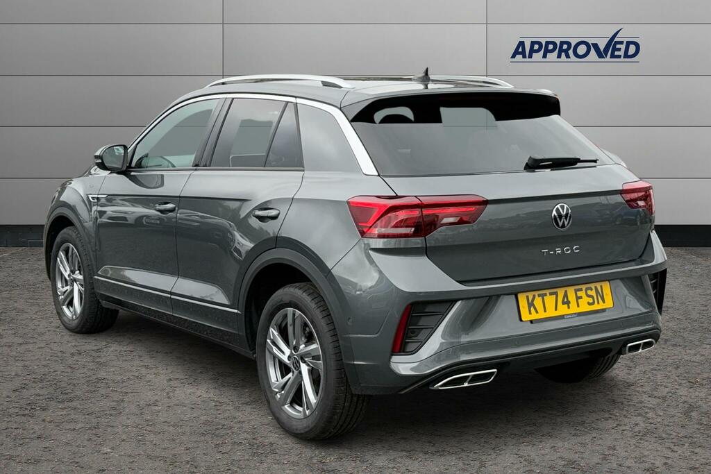 Volkswagen T-Roc 2.0 Tdi 150 Evo R-line Dsg KT74FSN Grey #3
