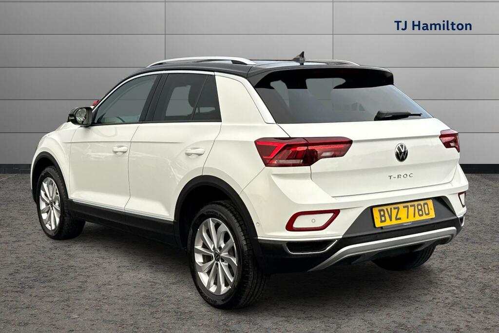 Volkswagen T-Roc 1.0 Tsi Style BVZ7780 White #3