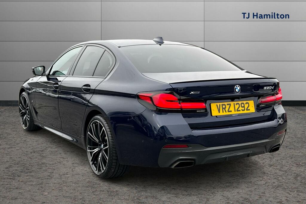 BMW 5 Series 530D Xdrive Mht M Sport VRZ1292 Blue #3