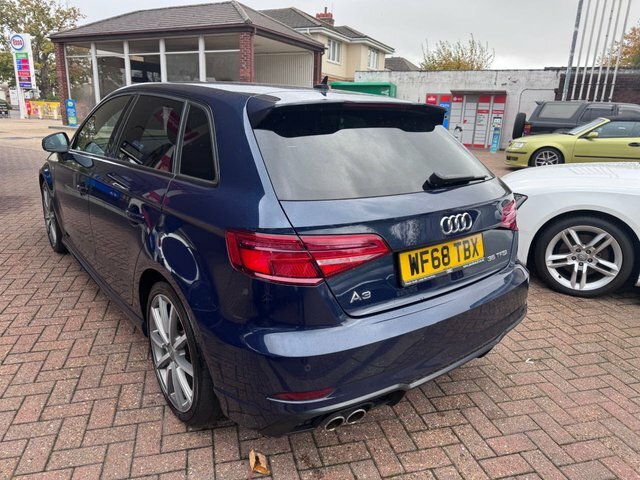 Audi A3 2018 1.5 Tfsi Cod 35 Black Edition Sportback P WF68TBX Blue #6