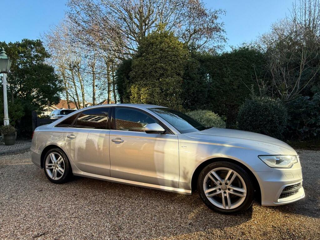 Audi A6 Saloon 2.0 Tdi S Line Euro 5 Ss LV62OZL Silver #2
