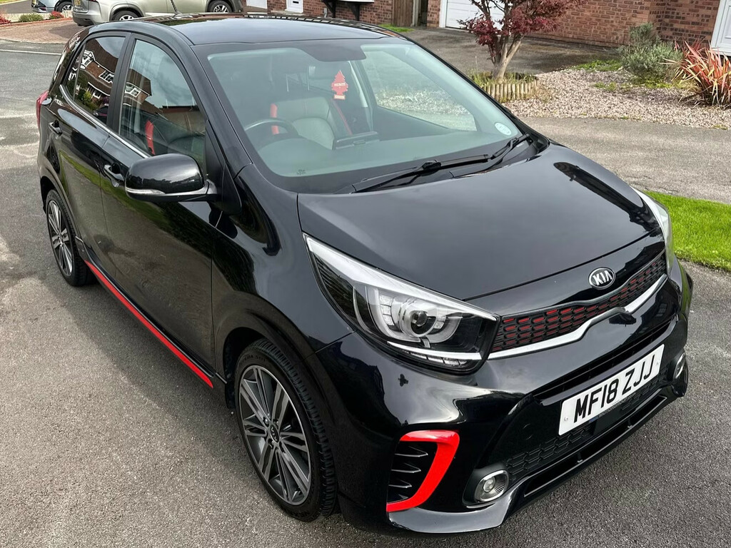 Kia Picanto 1.0 Gt-line Low Mileage Hatchback Manua MF18ZJJ Black #4