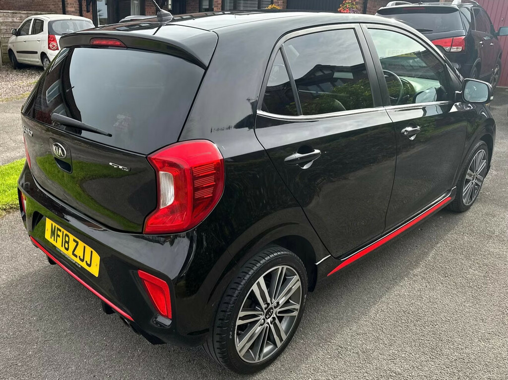 Kia Picanto 1.0 Gt-line Low Mileage Hatchback Manua MF18ZJJ Black #5