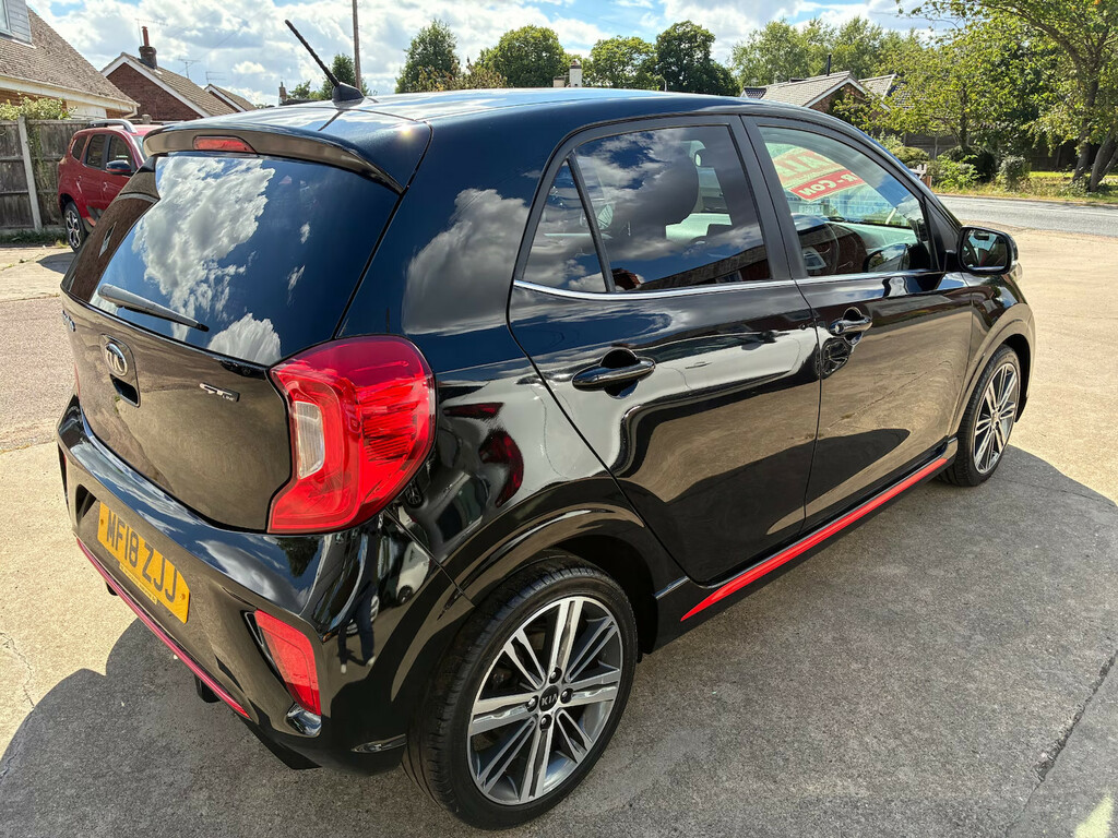 Kia Picanto 1.0 Gt-line Low Mileage Hatchback Manua MF18ZJJ Black #3