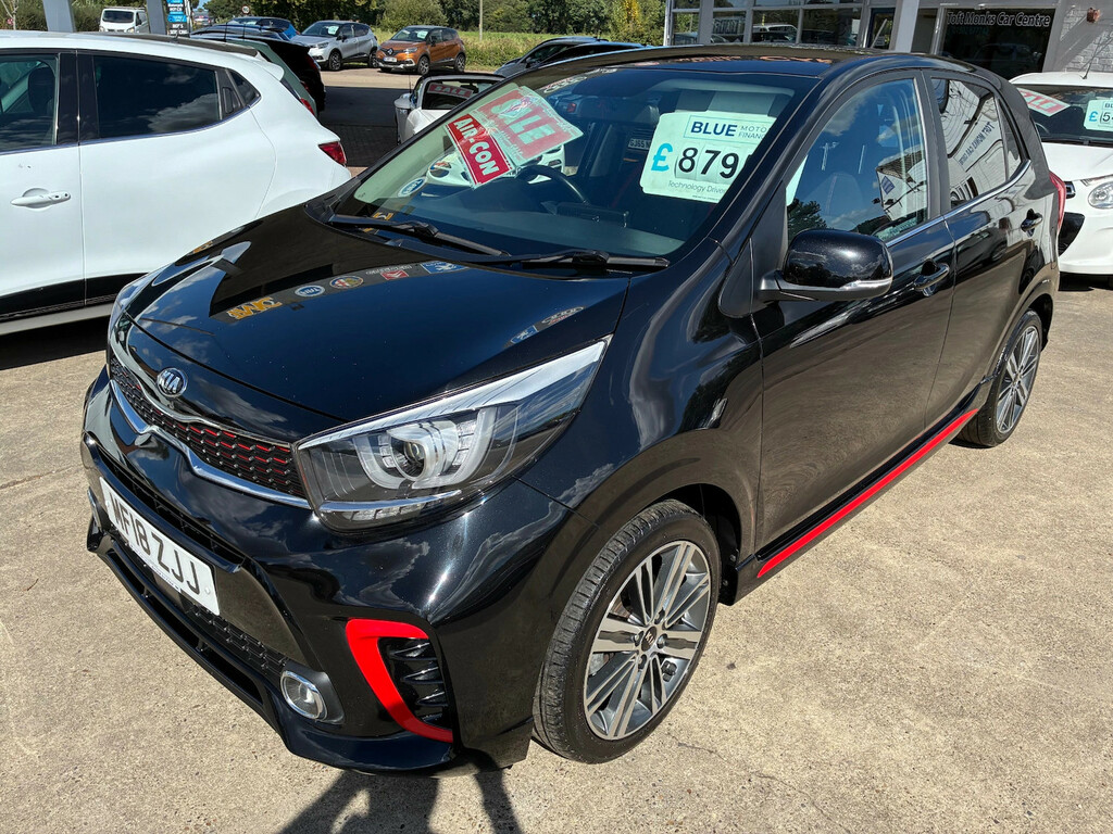 Kia Picanto 1.0 Gt-line Low Mileage Hatchback Manua Black