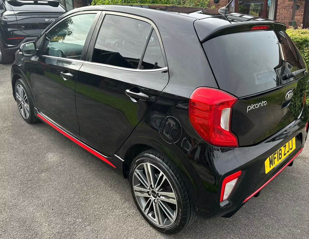 Kia Picanto 1.0 Gt-line Low Mileage Hatchback Manua MF18ZJJ Black #6