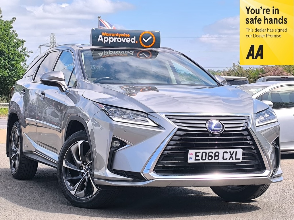 Lexus RX 3.5 Hybrid 201868 V6 Premier Suv 7 Seats 4Wd Silver