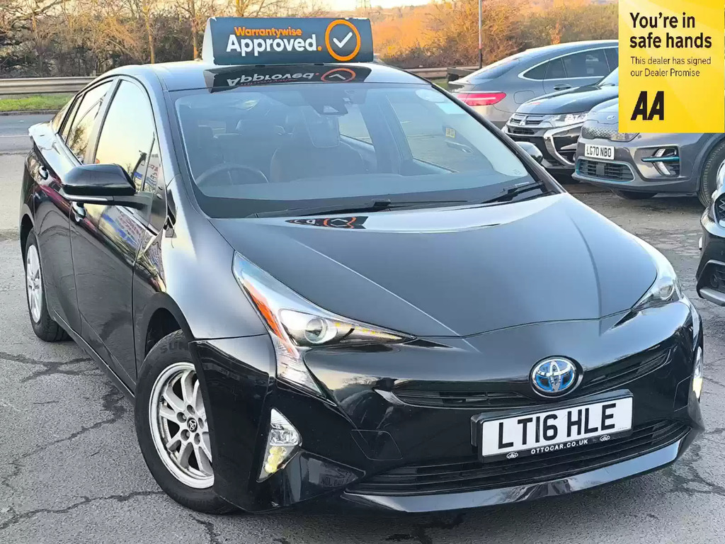 Toyota Prius 1.8 Hybrid 201616 Vvt-h Active Cvt Euro 6 S S LT16HLE Black