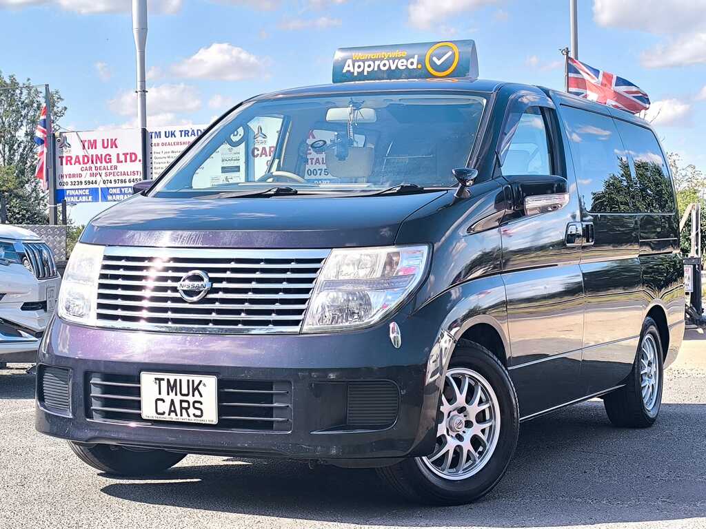 Nissan Elgrand 2.5 200808 8 Seats Camper Van Ulez Fr Black #2