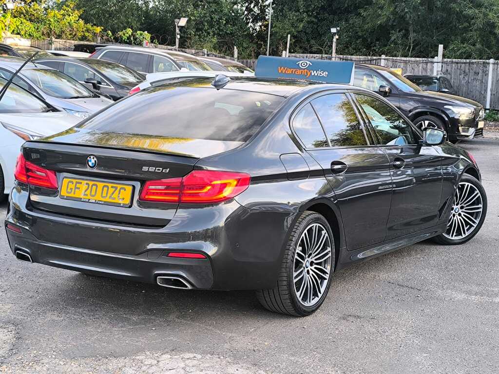 BMW 5 Series 2.0 Hybrid 520D 202020 Mht M Sport Saloon GF20OZC Grey #3